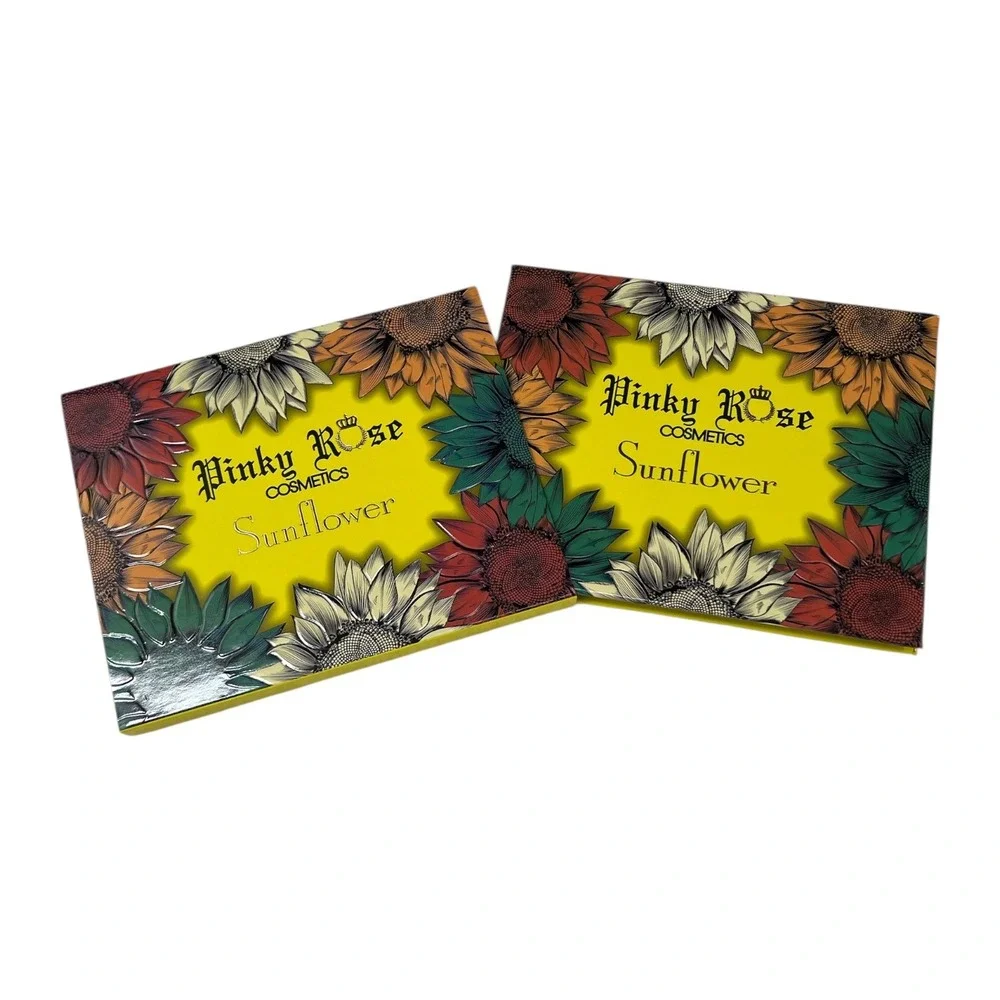 Pinky Rose Cosmetics Sunflower Eyeshadow Palette Cruelty‎ Free Makeup Beauty Y2K